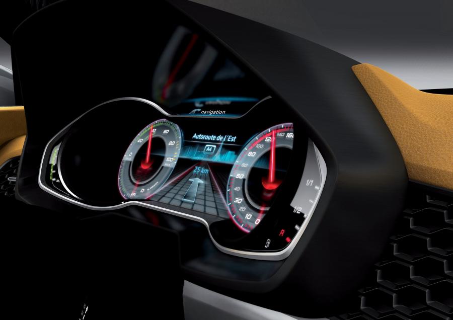 Панель приборов Audi Crosslane Coupe Concept 2012 года  (фото 6 из 47)